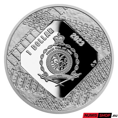 Strieborná minca 1 oz - Obrnená technika - Mk IV Churchill - proof