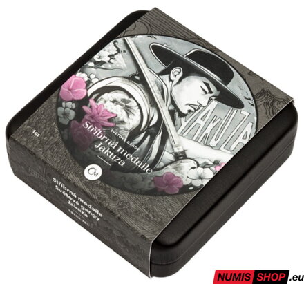 Strieborná medaila - Svetové gangy - Jakuza - reverse proof