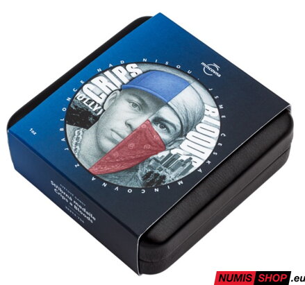 Strieborná medaila - Svetové gangy - Crips and Bloods - reverse proof