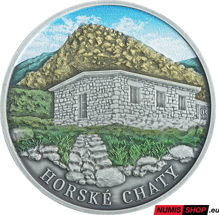 Mosadzná medaila - Horské chaty na Slovensku - Nízke Tatry - Kamenná chata pod Chopkom