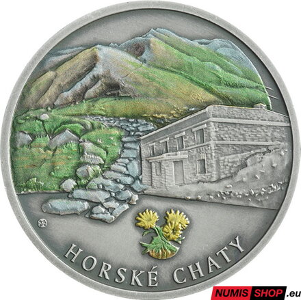 Mosadzná medaila - Horské chaty na Slovensku - Nízke Tatry - Chata generála M. R. Štefánika