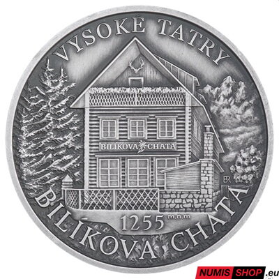 Mosadzná medaila - Horské chaty na Slovensku - Vysoké Tatry - Bilíková chata
