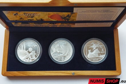Nezrealizované motívy + 10 eur 2015 - Bukové pralesy PROOF - trojkazeta 