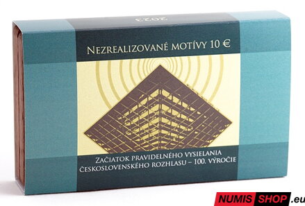 Nezrealizované motívy - 10 eur 2023 - Začiatok pravidelného vysielania československého rozhlasu