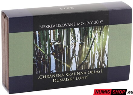 Nezrealizované motívy - 20 eur 2025 - Dunajské luhy Nezrealizované motívy - 20 eur 2025 - Dunajské luhy