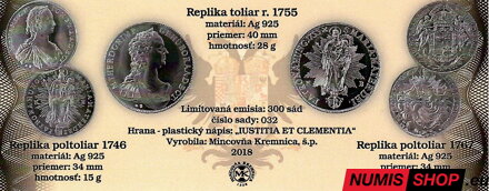 Repliky toliarov Márie Terézie