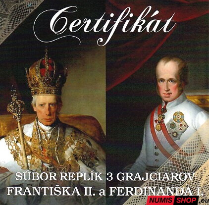 Repliky grajciarov Františka II. a Ferdinanda I.