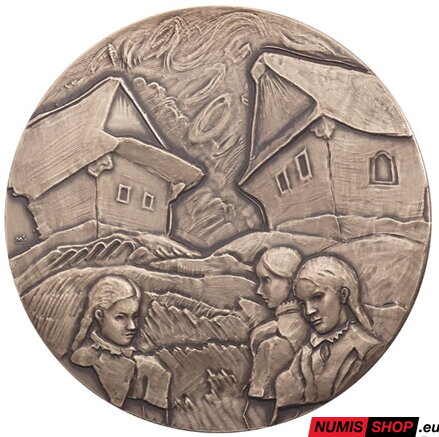 Mosadzná medaila - Velikáni slovenského maliarstva - Miloš Alexander Bazovský