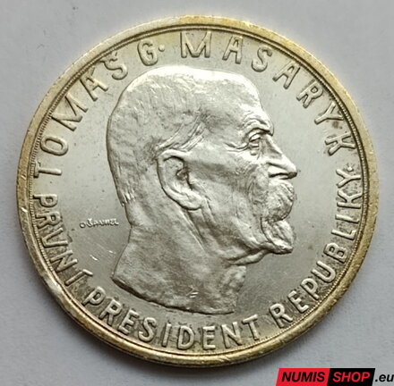 Medaila - T. G. Masaryk - České slovo - striebro