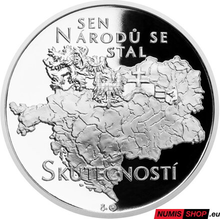 Sada strieborných medailí T. G. Masaryk a M. R. Štefánik - PROOF