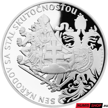 Sada strieborných medailí T. G. Masaryk a M. R. Štefánik - PROOF