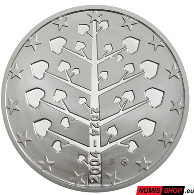 Strieborná medaila - Vstup Slovenska do Európskej únie - 20. výročie