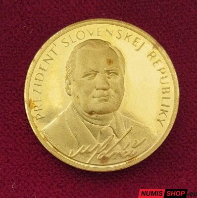 Zlatá medaila - Prezident SR Michal Kováč