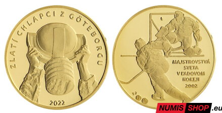 Slovensko - zlatá medaila Zlatí chlapci z Göteborgu 2002