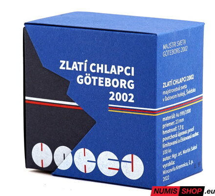 Slovensko - zlatá medaila Zlatí chlapci z Göteborgu 2002