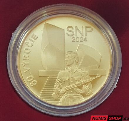 Zlatá medaila - SNP - 80. výročie
