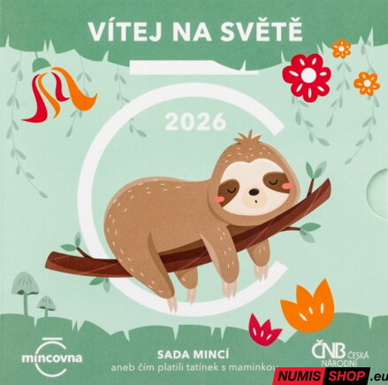 Sada mincí ČR 2026 - Narodenie dieťaťa