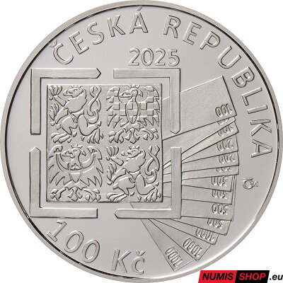 100 Kč ČR 2025 - Celní správa - PROOF