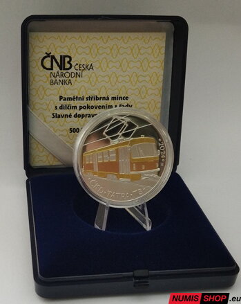 500 Kč ČR 2024 - Tramvaj T3 - PROOF