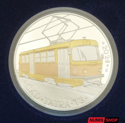 500 Kč ČR 2024 - Tramvaj T3 - PROOF