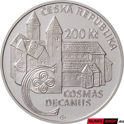 200 Kč ČR 2025 - Kronikář Kosmas - BK 200 Kč ČR 2025 - Kronikář Kosmas - BK