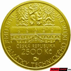 2500 Kč Česká republika 2007 - Vodní mlýn ve Slupi