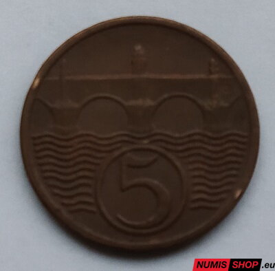 5 halier - ČSR - 1929