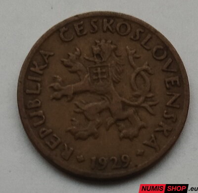 5 halier - ČSR - 1929