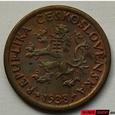 10 halier - ČSR - 1938