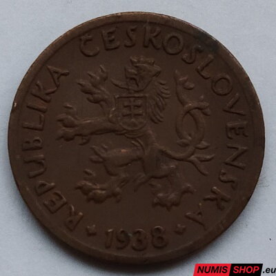 5 halier - ČSR - 1938