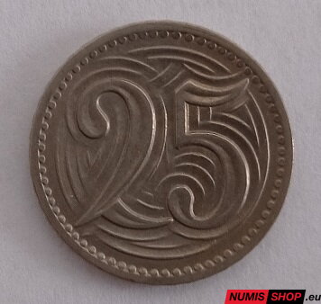 25 halier - ČSR - 1933