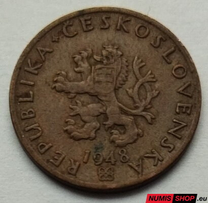 20 halier - Československo - 1948 Cu