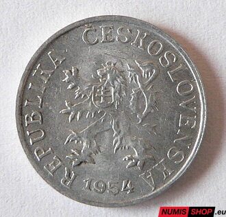 1 halier - Československo - 1954
