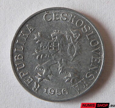1 halier - Československo - 1956