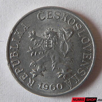 1 halier - Československo - 1960