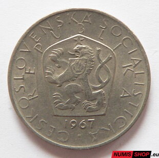 5 korún - Československo - 1967