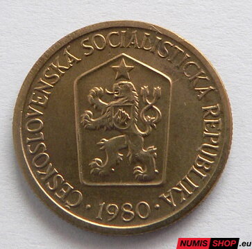 1 koruna - Československo - 1980