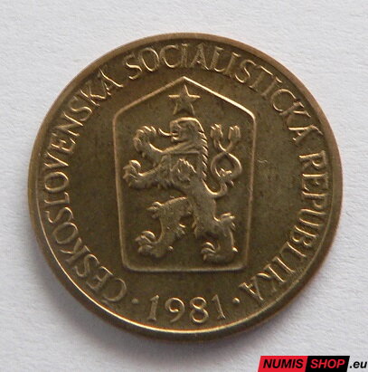 1 koruna - Československo - 1981
