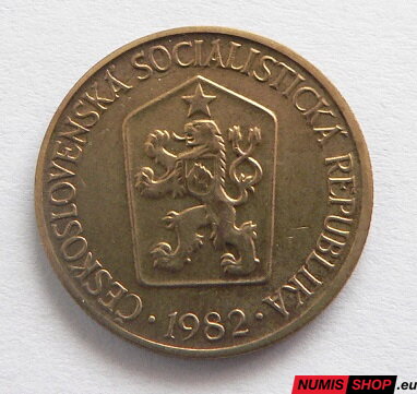 1 koruna - Československo - 1982