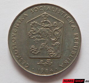 2 koruna - Československo - 1984