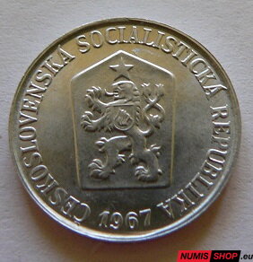 Československo - 5 halier - 1967