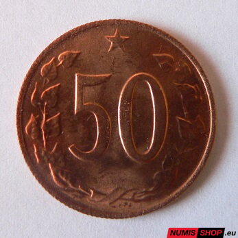 50 halierov - Československo - 1965 - UNC