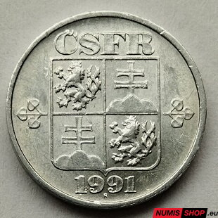 5 halierov - Československo - 1991