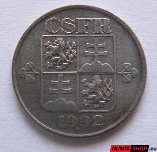 50 halierov - Československo - 1992