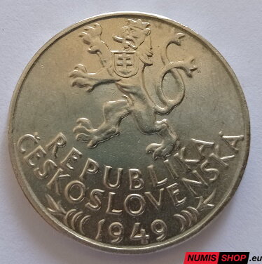 100 Kčs ČSR 1949 - 700 let hornických práv