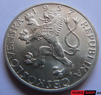 10 Kčs ČSR 1957 - J. A. Komenský