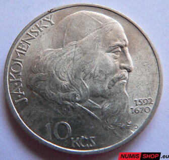 10 Kčs ČSR 1957 - J. A. Komenský