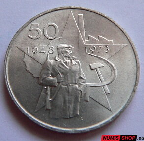 50 Kčs ČSSR 1973 - Víťazný február