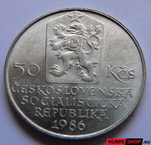 50 Kčs ČSSR 1986 - Bratislava