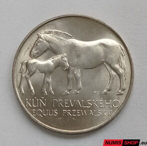 50 Kčs ČSSR 1987 - Zachovanie chovu koňa Převalského